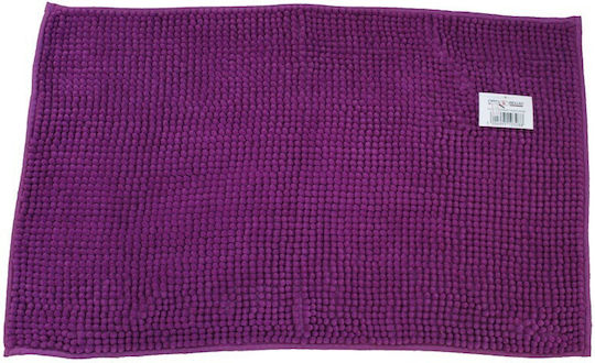 Chios Hellas Badematte Baumwolle Rechteckig Nora 103288 Lila 50x80cm