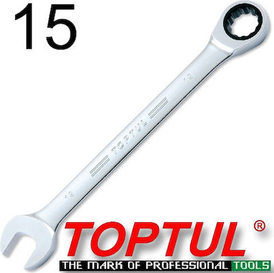 Toptul Germano-polygon Inel cu clichet 15mm 1buc