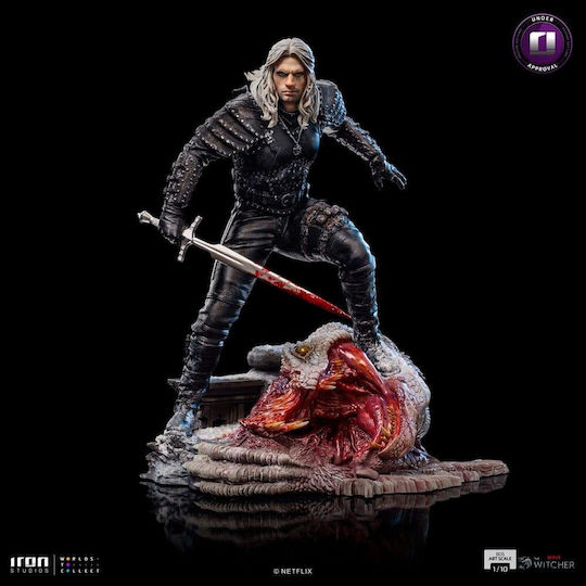 Iron Studios The Witcher: Geralt of Rivia Netflix Φιγούρα ύψους 33εκ. σε Κλίμακα 1:10
