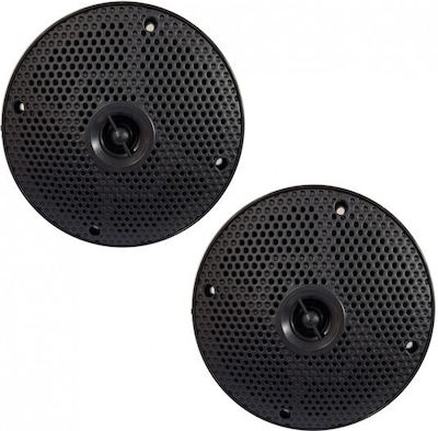 Hasda Waterproof Marine Speaker Set with 80W RMS Black