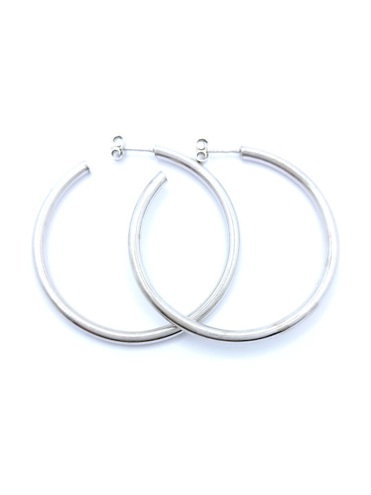 PS Silver Earrings Hoops made of Silver