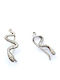 PS Silver Σκουλαρίκια Ear Climbers από Ασήμι