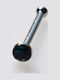 Bizoutaki Nasenpiercing Aus Stahl Silber / Marineblau