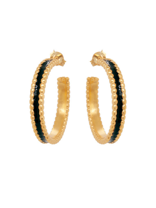 LifeLikes Earrings Hoops Gold Plated