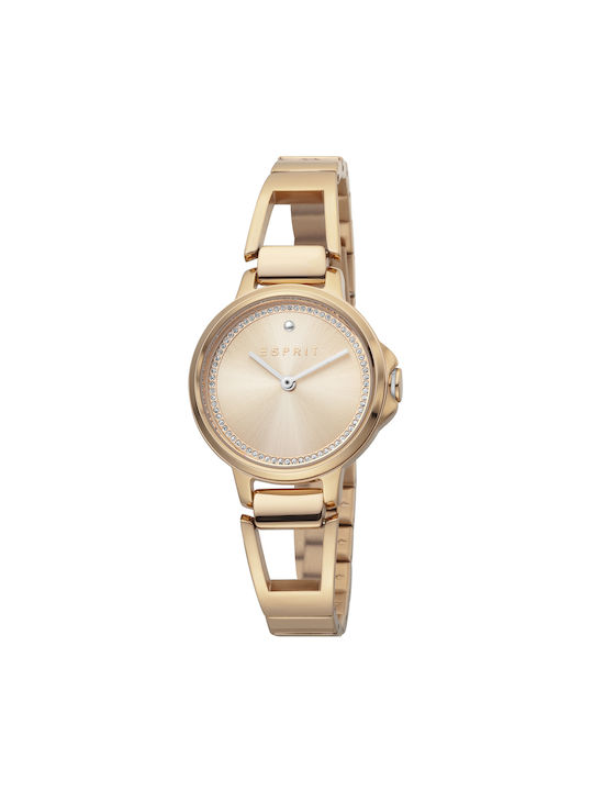 Esprit Uhr Automatisch mit Gold Metallarmband