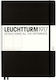 Leuchtturm1917 Σημειωματάριο Α4 235 Φύλλων με Λευκές Σελίδες με Σκληρό Εξώφυλλο και Λάστιχο Μαύρο