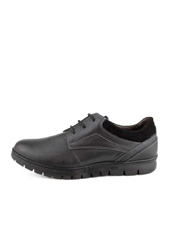 Men's Leather Casual Shoes Black