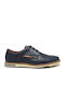Leder Herren Freizeitschuhe Anatomisch Blau
