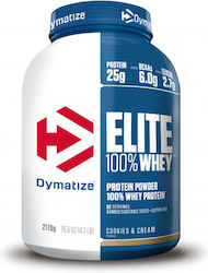 Dymatize Elite 100% Whey Πρωτεΐνη Ορού Γάλακτος Χωρίς Γλουτένη με Γεύση Cookies & Cream 2.17kg