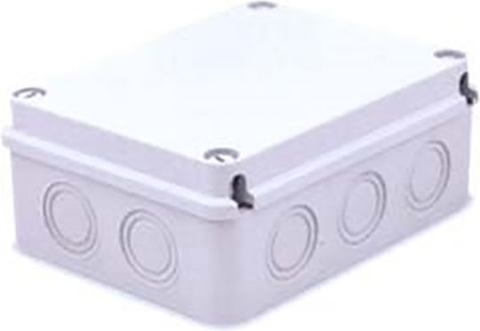 Surface Mounted Electrical Box IP44 in Gray Color 5pcs