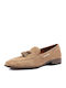 Leder Herren Mokassins in Beige Farbe