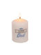 Out of the Blue Decorative Candle White 1pcs