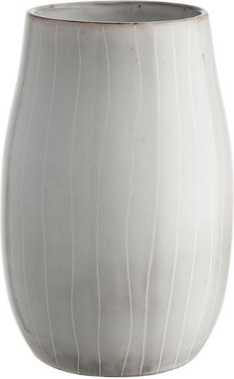 Butlers Βάζο Κεραμικό Γκρι 9x9xΥ17cm