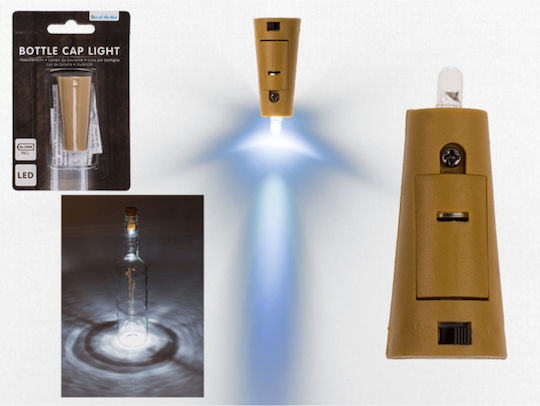 Out of the Blue Dekorative Lampe Flasche Braun