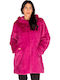 Women's Short Fur Fuchsia