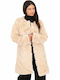 Frauen Pelz Beige