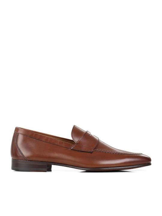 Berwick Men's Leather Moccasins Tabac Brown