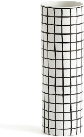 La Redoute Interieurs Vază Decorativă Ceramică Alb 8x8x25cm 1buc