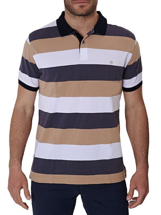 Dors Polo Short Sleeve Multicolour Blouse
