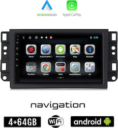 Booma Car Audio System for Chevrolet Captiva 2006-2011 (Bluetooth/USB/WiFi/GPS/Apple-Carplay/Android-Auto) with Touch Screen 7"