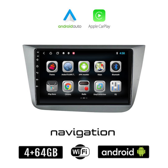 Booma Автомобилна Аудио Система (Блутут/USB/WiFi/GPS/Apple-Carplay/Android-Auto) с Тъчскрийн 9"