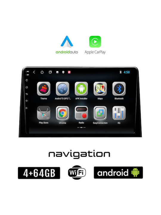 Booma Car Audio System for Toyota Proace Honda City 2018> (Bluetooth/USB/WiFi/GPS/Apple-Carplay/Android-Auto) with Touch Screen 10"