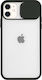 Technovo Camera Protection Back Cover Πλαστικό Μαύρο (iPhone 12 / 12 Pro)