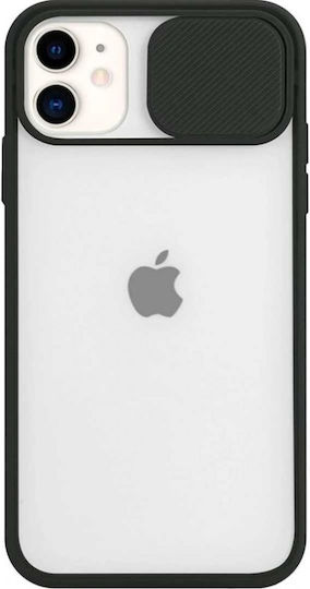 Technovo Camera Protection Back Cover Πλαστικό Μαύρο (iPhone 12 / 12 Pro)