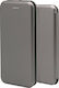 Technovo Smart Magnet Umschlag Rückseite Synthetisches Leder Gray (Samsung Galaxy A30S, A50, A50S)