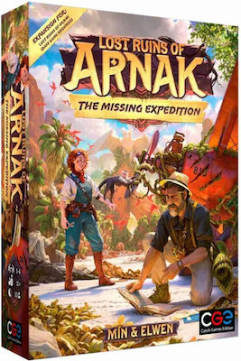 Czech Games Edition Spiel-Erweiterung Lost Ruins of Arnak The Missing für 1-4 Spieler 12+ Jahre