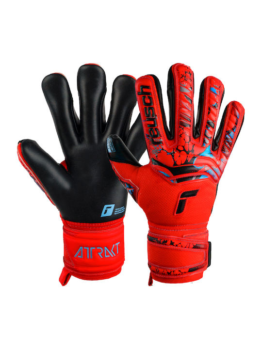 Reusch Attrakt Γάντια Τερματοφύλακα Παιδικά Κόκκινα