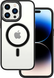 Tel Protect Magnetic Clear Μαύρη (iPhone 13 Pro)