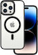 Tel Protect Magnetic Clear Back Cover Πλαστικό Μαύρο (iPhone 13 Pro)