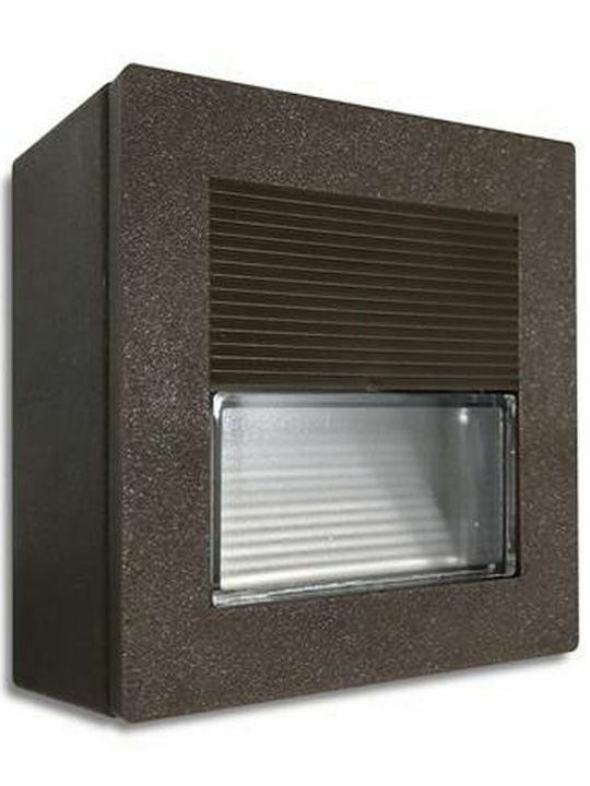 Arapidis Wall-Mounted Outdoor Ceiling Light G9 IP65 11.5x11.5x5εκ.