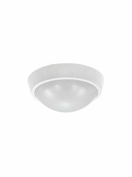 Vito Επιτοίχια Εξωτερική Πλαφονιέρα LED IP65 25W με Φυσικό Λευκό Φως