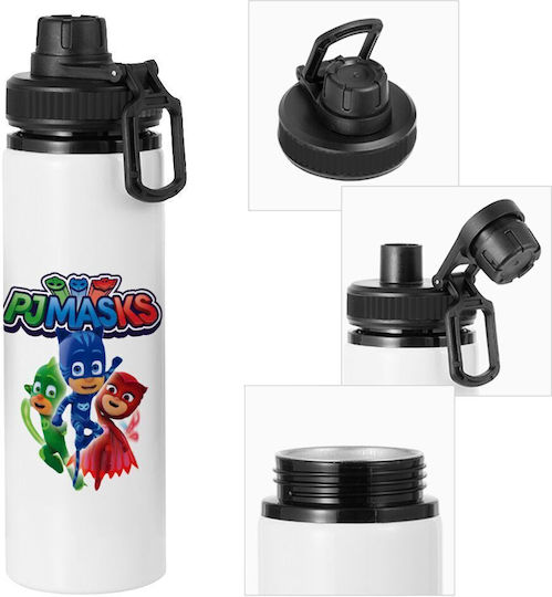 Koupakoupa Kids Water Bottle Pj Masks Aluminium with Screw Cap Non Spill 850ml