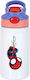 Koupakoupa Stainless Steel Kids Water Bottle Spiderman with Straw Pink 350ml