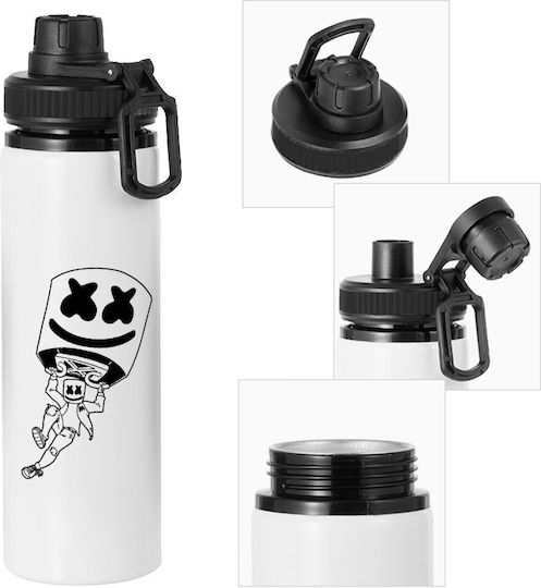 Koupakoupa Kids Water Bottle Fortnite Aluminium with Screw Cap Non Spill 850ml