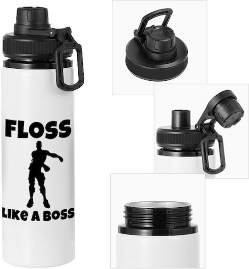 Koupakoupa Kids Water Bottle Fortnite Aluminium with Screw Cap Non Spill 850ml