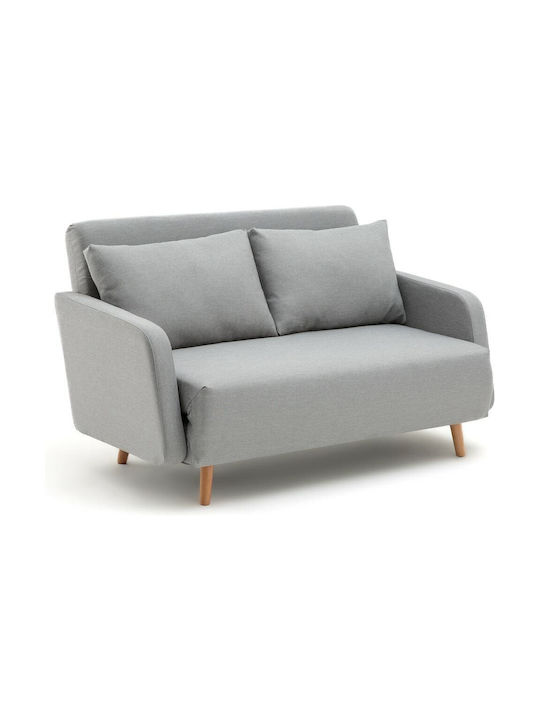Doppelsitzer Sofa Bett Grau 139x90x81cm