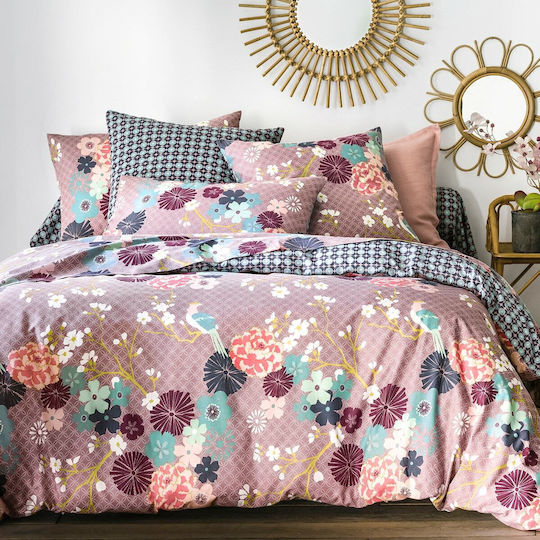 La Redoute Interieurs Duvet Cover Cotton Queen 240x220 Pink