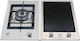 La Germania Gas & Electric Cooktop Autonomous 61.5x51εκ. Silver