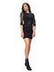 Emporio Grama Mini Dress Black