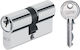 Abus Lock Cylinder 90mm (35-55) Silver