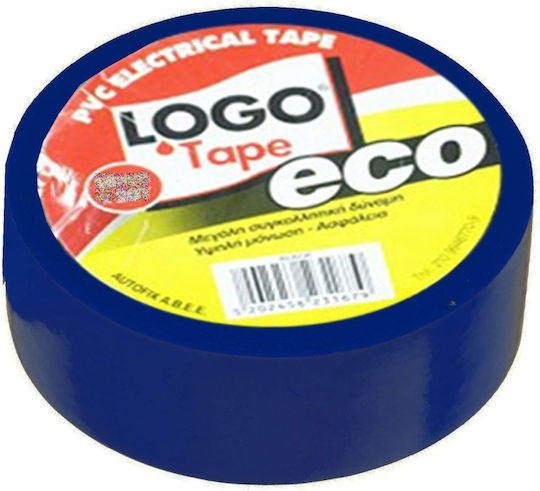 Logo Μονωτική Ταινία 15mm x 10m Μπλε