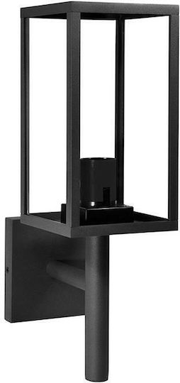 Polux Wandmontierte Außen-Laterne E27 IP44 12x18.8x38.2εκ.