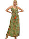 Potre Summer Maxi Dress Green