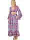 Summer Maxi Dress Light Blue