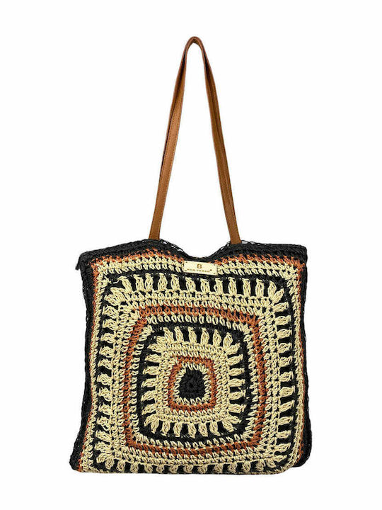 Bag to Bag Straw Beach Bag Multicolour