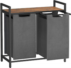 Vasagle Καλάθι Απλύτων Υφασμάτινο 96lt 73x33x72cm Brown / Grey
